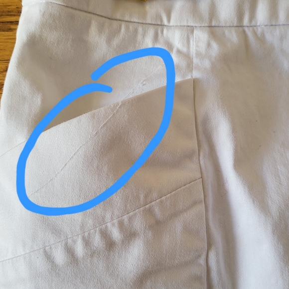 Calvin Klein White Ruched Mini Pencil Skirt - Picture 6 of 10